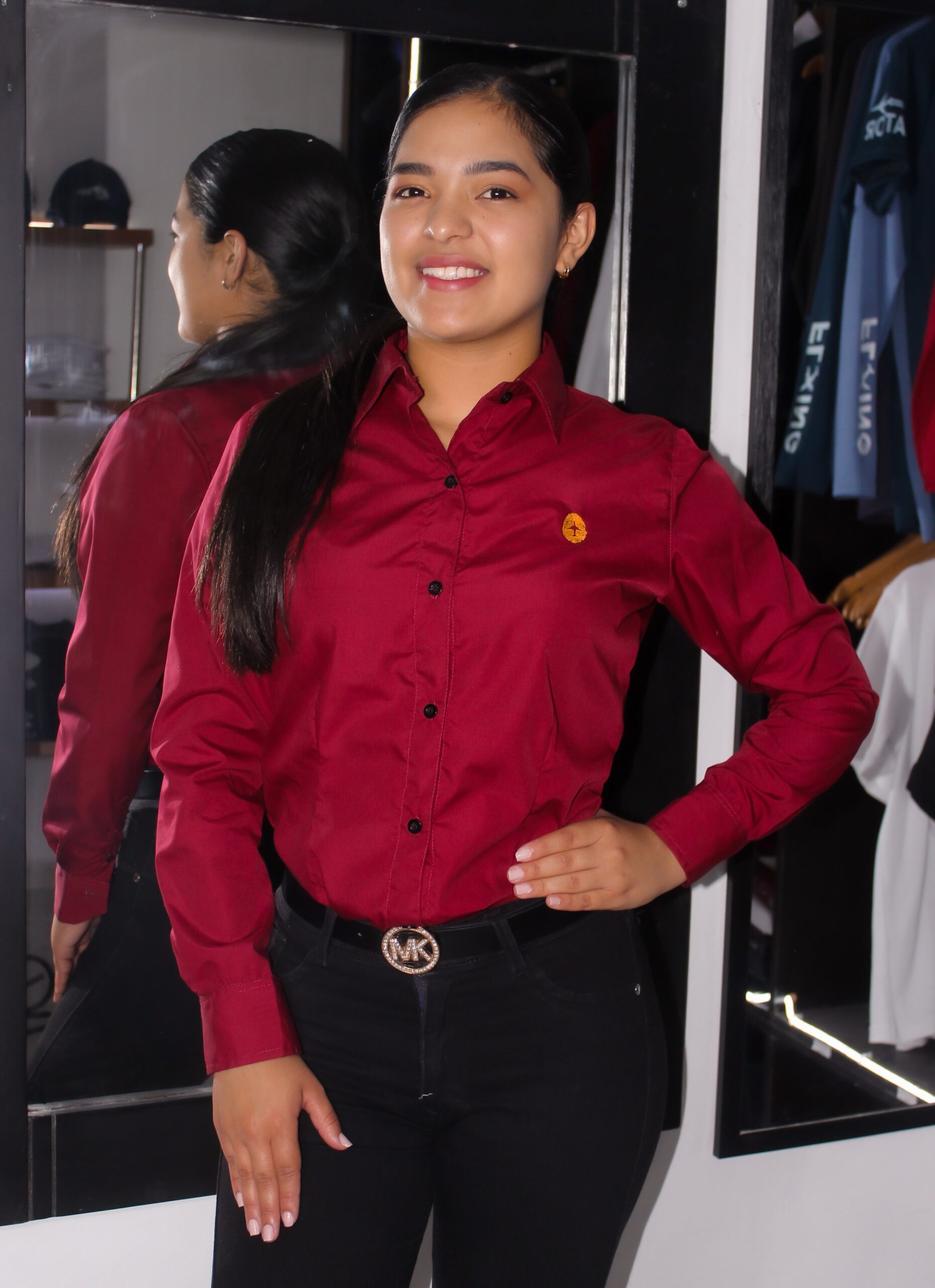 Camisa Manga Larga - Huella Dactilar - Dama - Imagen 2