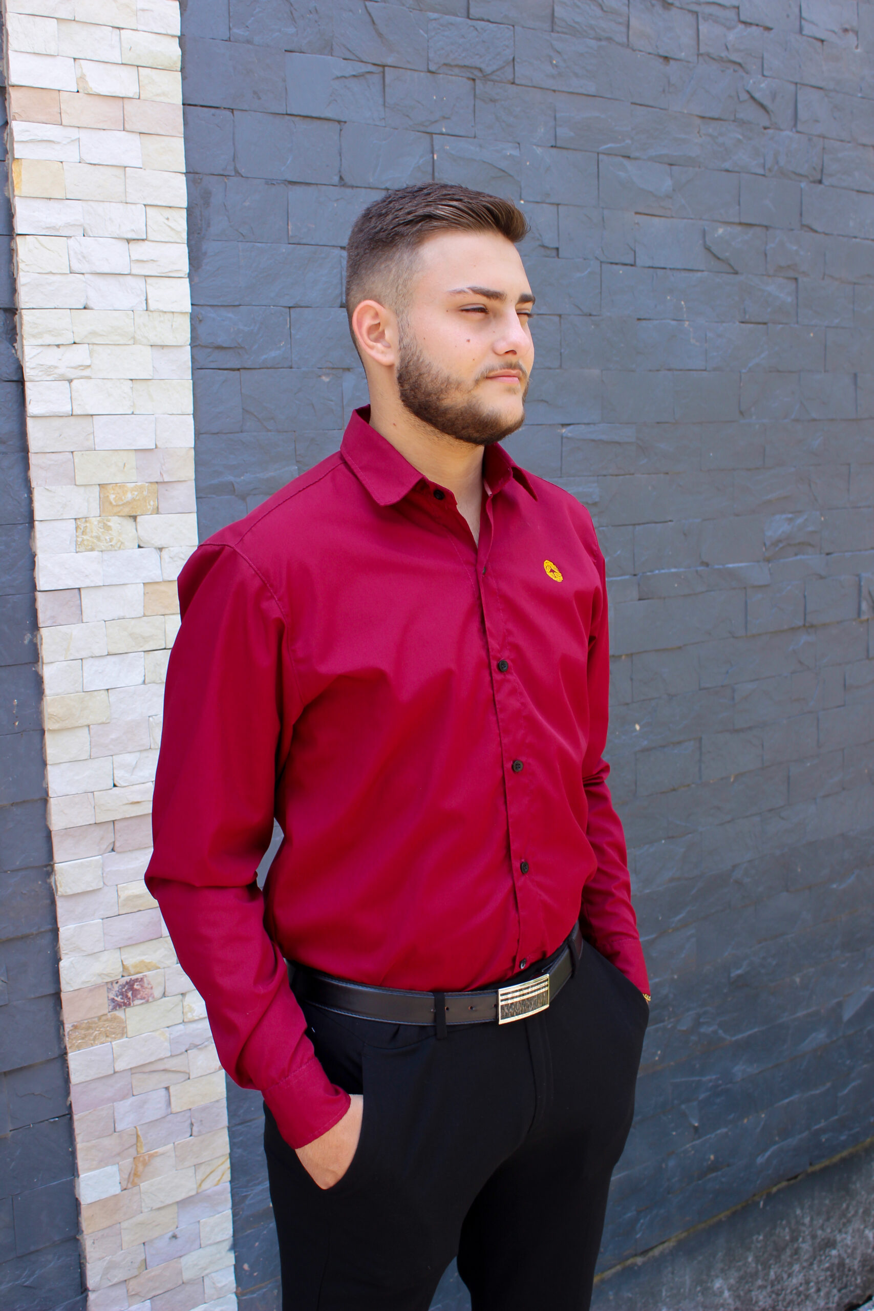 Camisa Manga Larga - Huella Dactilar - Caballero